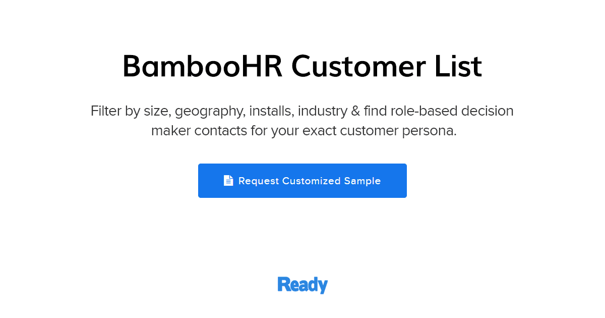 List of 595 BambooHR Customers